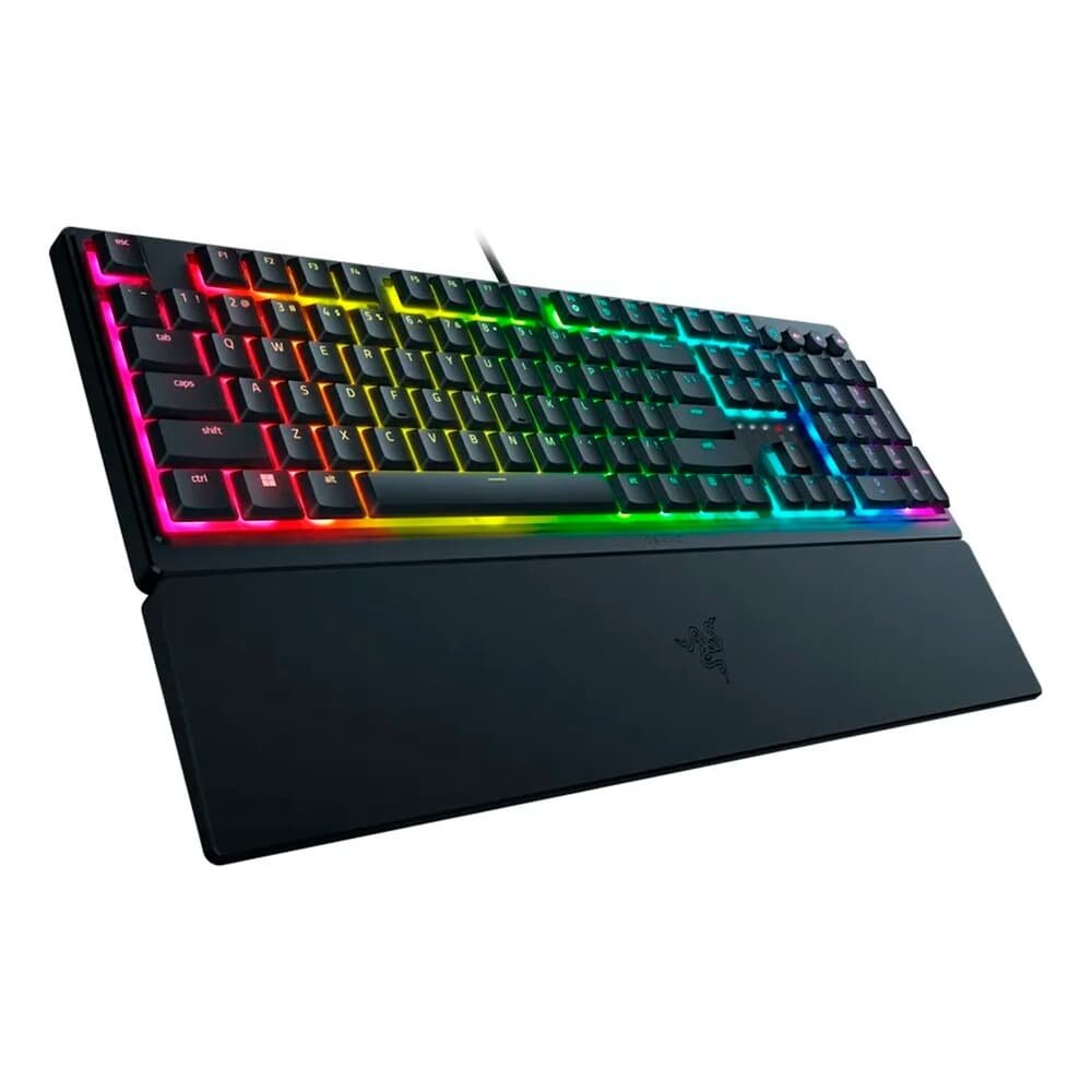 Teclado Gamer Razer Ornata V3, Low Profile, Chroma RGB, Membrana, USB, Layout Us, Preto - RZ0304460200 - view 2