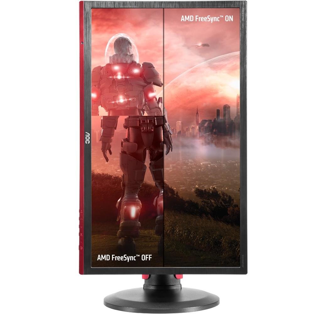 Imagem 9 de 13 do produto Monitor Gamer AOC Hero LED 24´ Widescreen, Full HD, HDMI/VGA/DVI/Display Port, FreeSync, Som Integrado, 144Hz, 1ms, Altura Ajustável - G2460PF