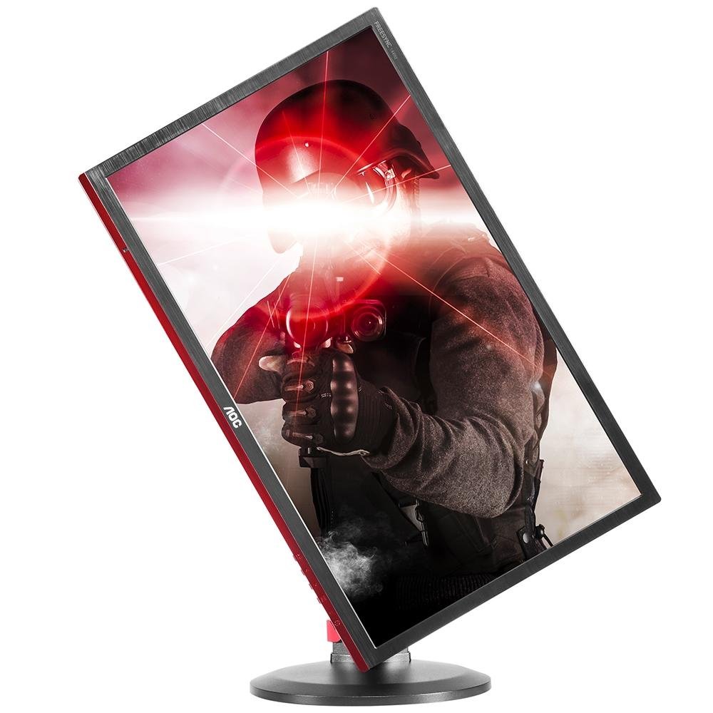Monitor Gamer AOC Hero LED 24´ Widescreen, Full HD, HDMI/VGA/DVI/Display Port, FreeSync, Som Integrado, 144Hz, 1ms, Altura Ajustável - G2460PF Monitor Gamer AOC Hero LED 24´ Widescreen, Full HD, HDMI/VGA/DVI/Display Port, FreeSync, Som Integrado, 144Hz, 1ms, Altura Ajustável - G2460PF