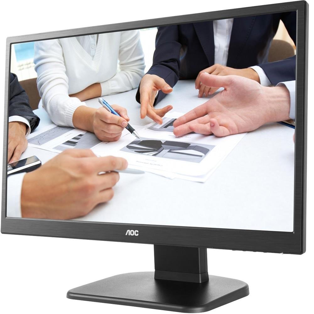 Monitor AOC LED 23.6´ Widescreen, Full HD, HDMI/VGA/DVI, Altura Ajustável - M2470PWH