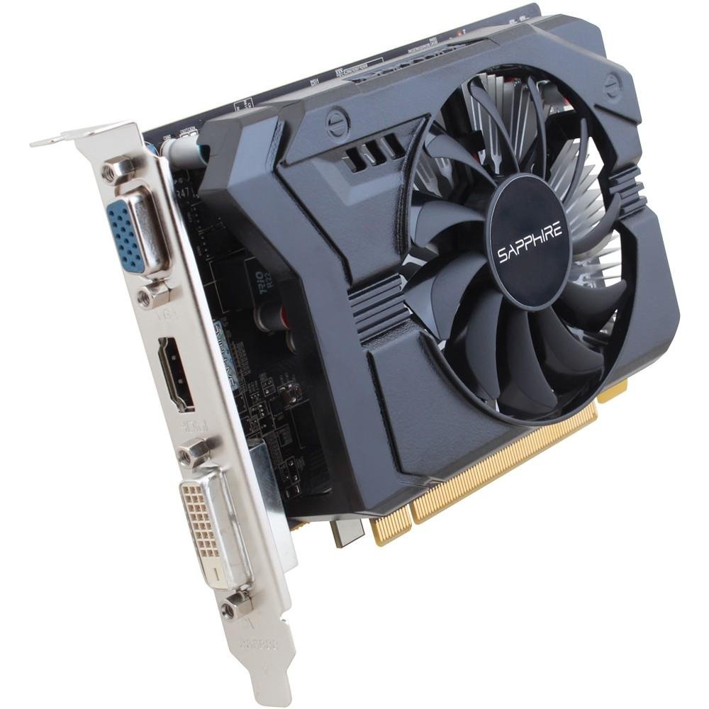 Placa de Vídeo VGA AMD Sapphire RADEON R7 250 2GB DDR3 512 Stream Processors Edition PCI-E 3.0 - 11215-21-20G Placa de Vídeo VGA AMD Sapphire RADEON R7 250 2GB DDR3 512 Stream Processors Edition PCI-E 3.0 - 11215-21-20G