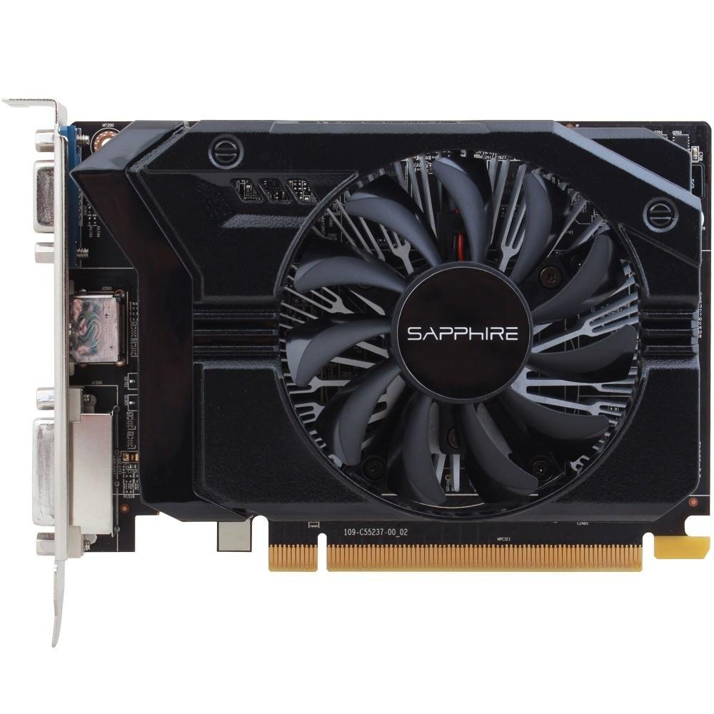 Placa de Vídeo VGA AMD Sapphire RADEON R7 250 2GB DDR3 512 Stream Processors Edition PCI-E 3.0 - 11215-21-20G Placa de Vídeo VGA AMD Sapphire RADEON R7 250 2GB DDR3 512 Stream Processors Edition PCI-E 3.0 - 11215-21-20G