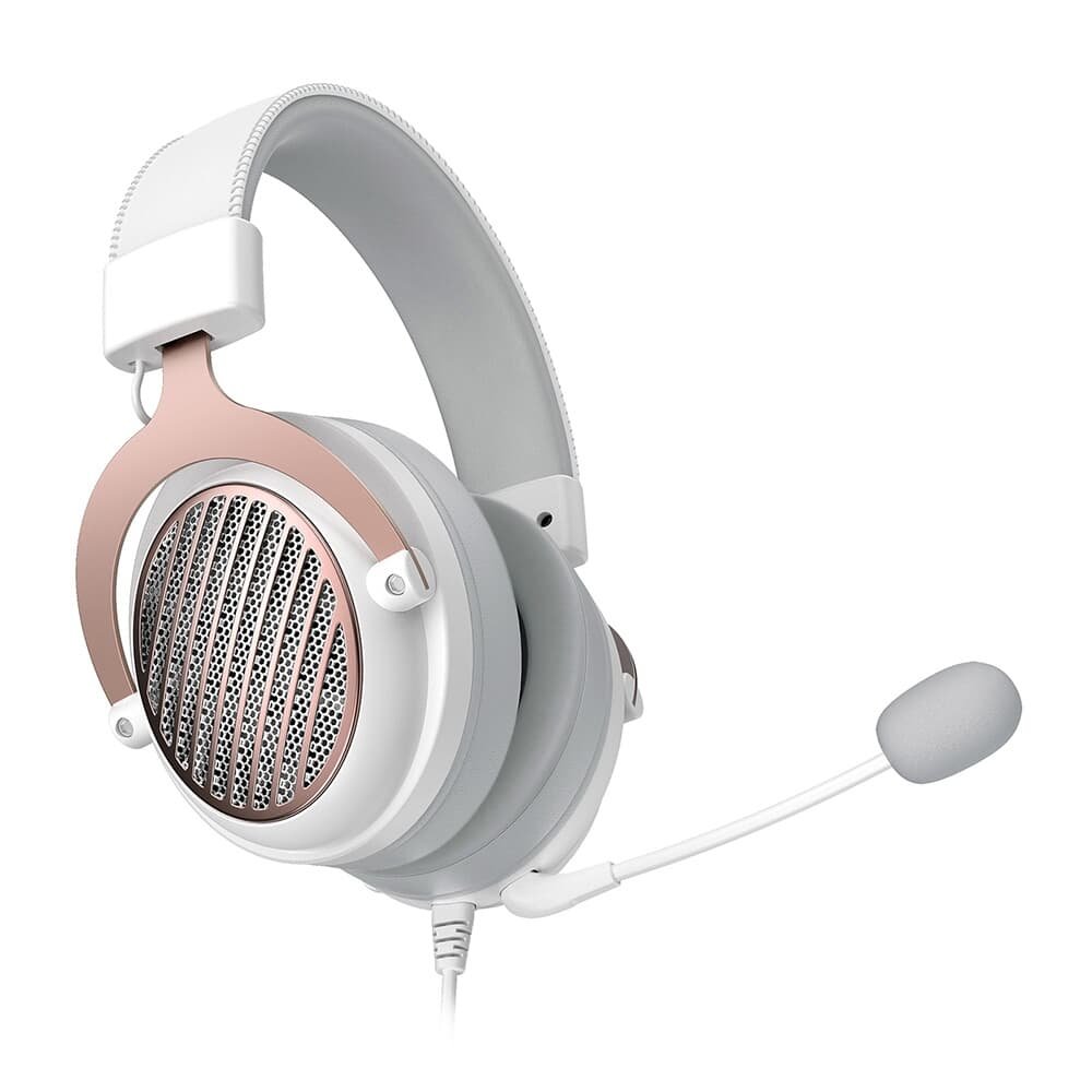 Headset Gamer ( Balão.info) Luna, Microfone Omnidirecional Removível, USB e cabo Y, Branco ( Balão.info - foto 2
