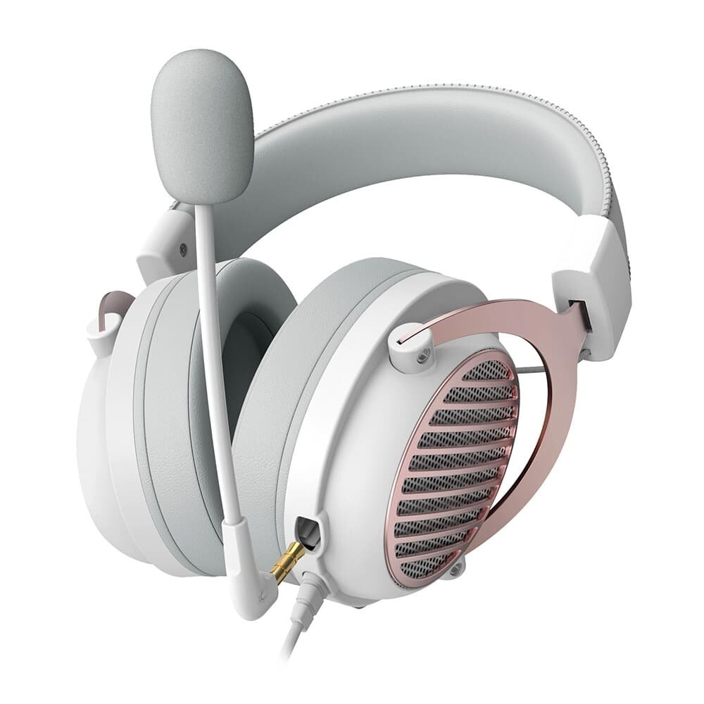 Headset Gamer ( Balão.info) Luna, Microfone Omnidirecional Removível, USB e cabo Y, Branco ( Balão.info - foto 4
