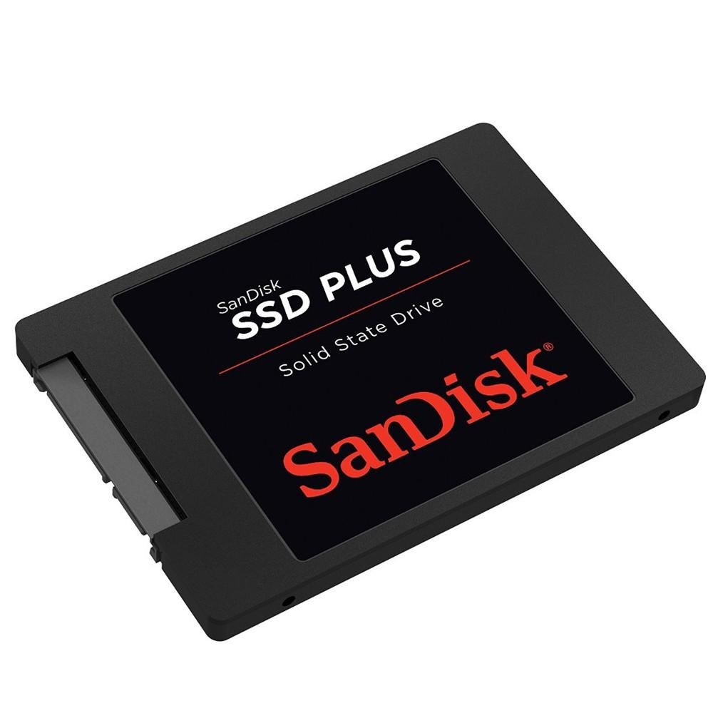SSD Sandisk PLUS 2.5´ SATA 3.0 (6 Gb/s) 480GB Leitura: 480MB/s e Gravações: 400MB/s - SDSSDA-480G-G25 SSD Sandisk PLUS 2.5´ SATA 3.0 (6 Gb/s) 480GB Leitura: 480MB/s e Gravações: 400MB/s - SDSSDA-480G-G25