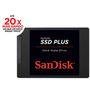 SSD Sandisk PLUS 2.5´ SATA 3.0 (6 Gb/s) 480GB Leitura: 480MB/s e Gravações: 400MB/s - SDSSDA-480G-G25