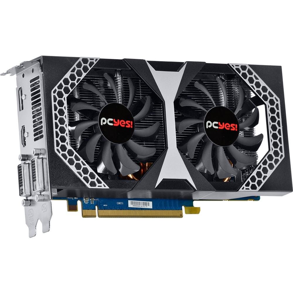 Placa de Vídeo VGA AMD PcYes RADEON R7 260X 1GB GDDR5 128Bits Hammer Dual-FAN PH260X12801D5 (H260XQM1GD)
