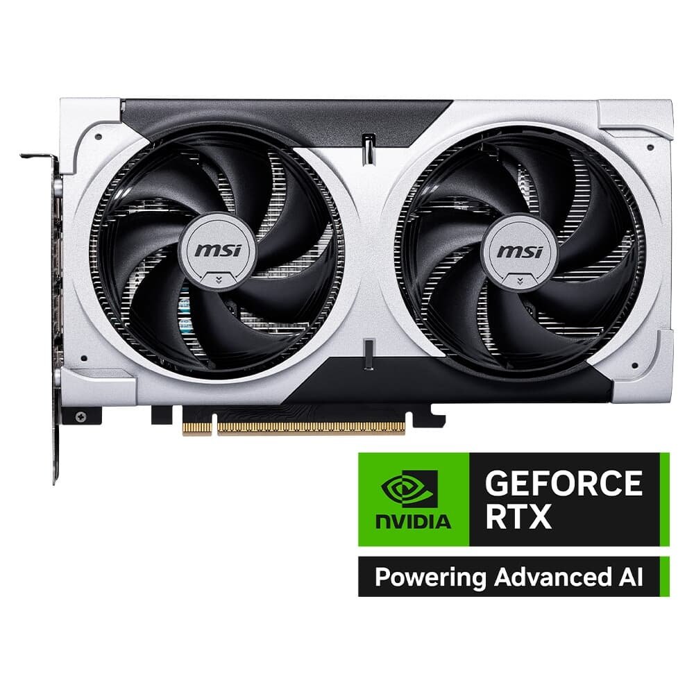 Placa de Vídeo MSI RTX 5060 Ti 8G VENTUS 2X OC PLUS NVIDIA GeForce, 8GB GDDR7, 128-bit, 2617 MHz, FP4 e DLSS 4, Ray Tracing - G506T-8V2CP - view 2
