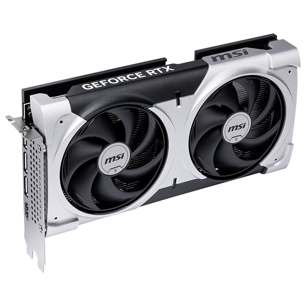 Placa de Vídeo MSI RTX 5060 Ti 8G VENTUS 2X OC PLUS NVIDIA GeForce, 8GB GDDR7, 128-bit, 2617 MHz, FP4 e DLSS 4, Ray Tracing - G506T-8V2CP - view 5