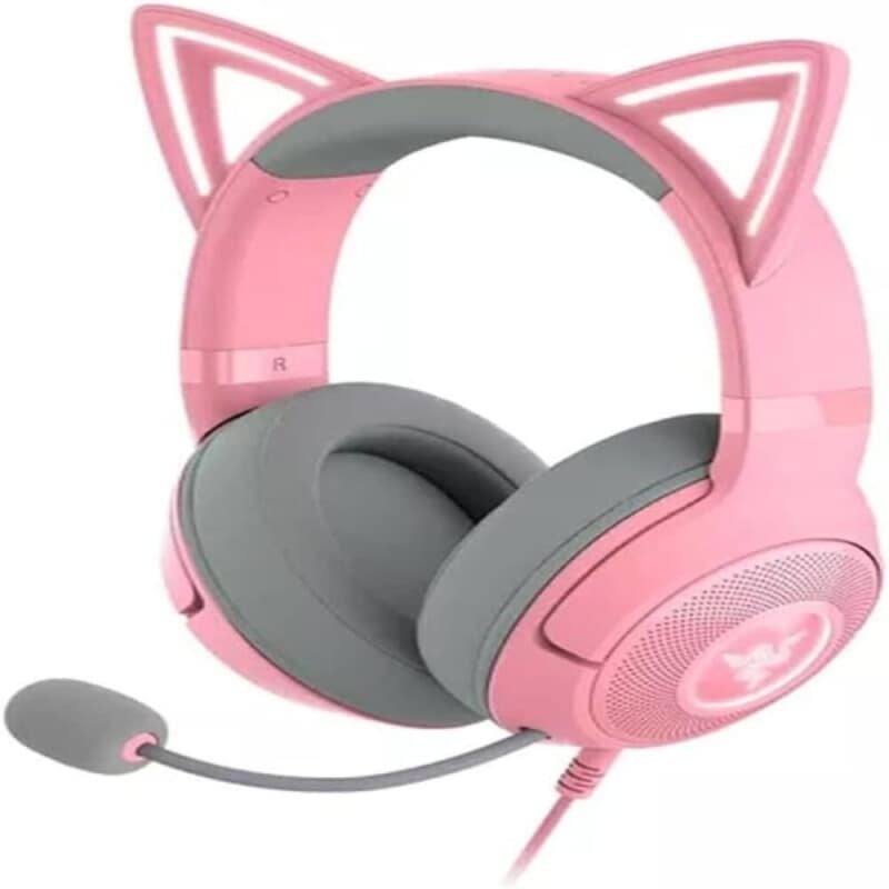 Headset Gamer Razer Kraken Kitty V2 Pro Quartz Edition, Chroma RGB, Som Surround 7.1, Drivers 50mm - view 4