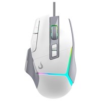Mouse Gamer Rise Mode Laser Pro White RGB, 16000 DPI, 10 Botões, Branco - RM-MG-LP-W