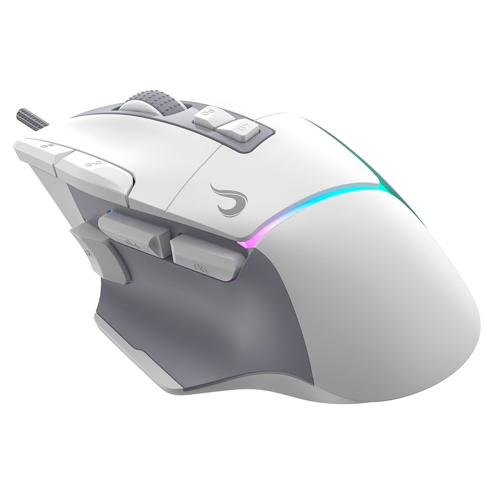 Mouse Gamer Rise Mode Laser Pro White RGB, 16000 DPI, 10 Botões, Branco - RM-MG-LP-W - view 5