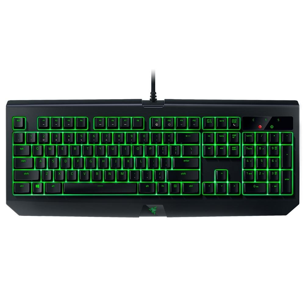 Teclado Mecânico Gamer Razer Blackwidow Ultimate Green, Razer Switch Green, US - RZ03-01703000-R3M1 Teclado Mecânico Gamer Razer Blackwidow Ultimate Green, Razer Switch Green, US - RZ03-01703000-R3M1