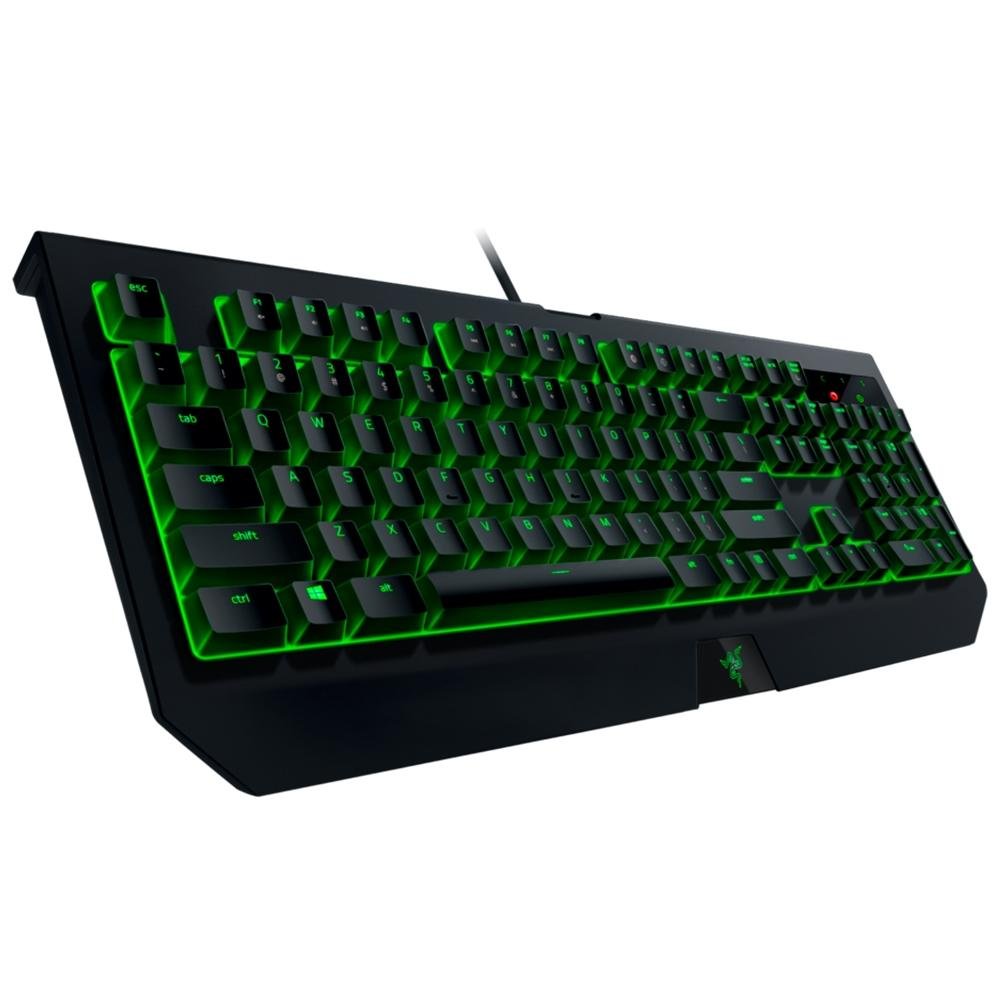 Teclado Mecânico Gamer Razer Blackwidow Ultimate Green, Razer Switch Green, US - RZ03-01703000-R3M1 Teclado Mecânico Gamer Razer Blackwidow Ultimate Green, Razer Switch Green, US - RZ03-01703000-R3M1