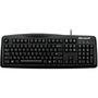 Teclado Microsoft Padrão Wired 200 USB Black JWD-00001