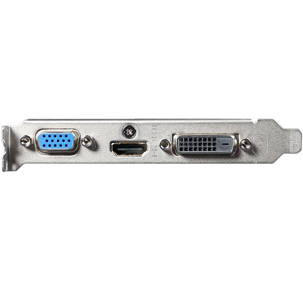 Placa de Vídeo VGA GigaByte GeForce GT 710 1GB DDR3 PCI-E GV-N710D3-1GL 1.0