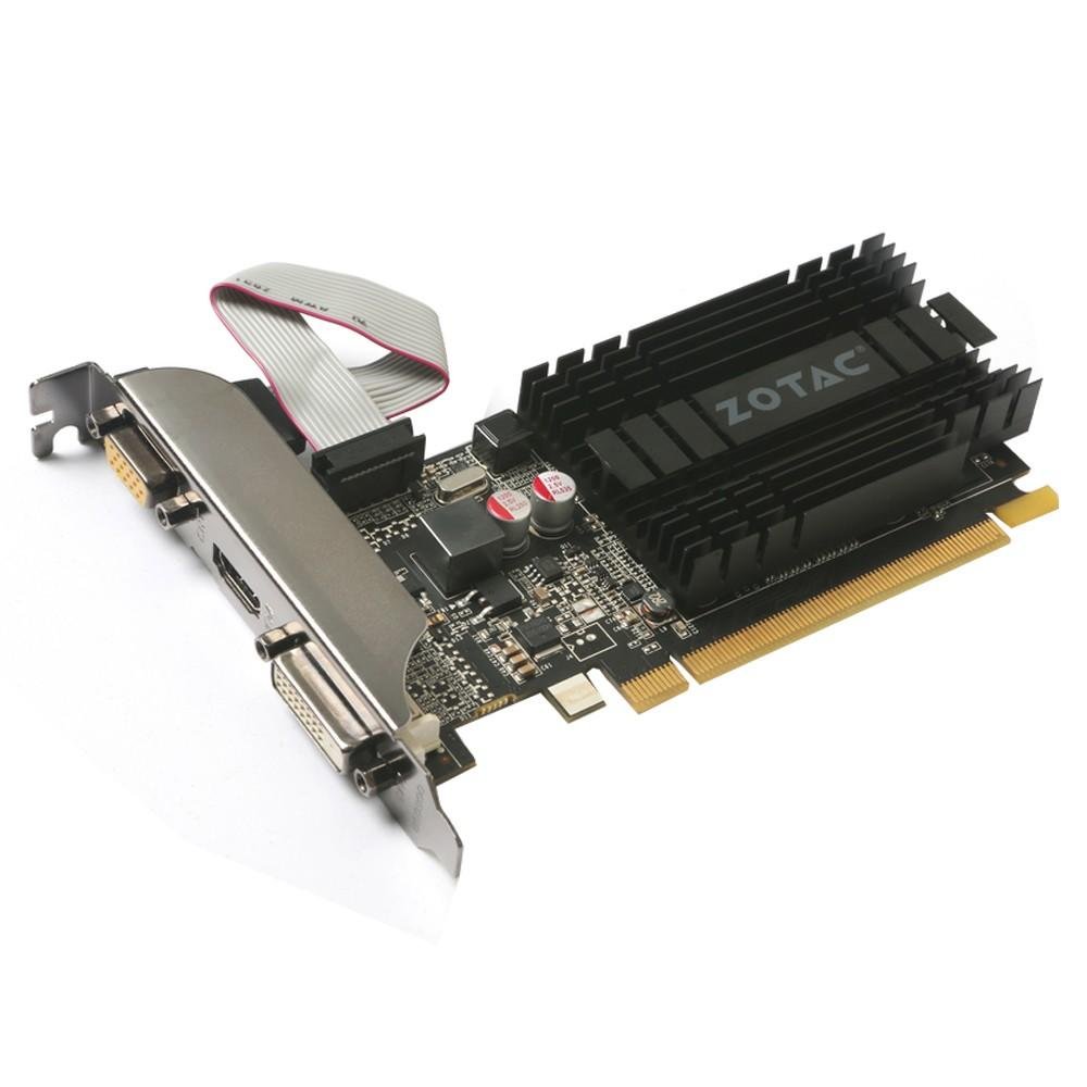Placa de Vídeo Zotac NVIDIA GeForce GT 710 2GB, DDR3| KaBuM!