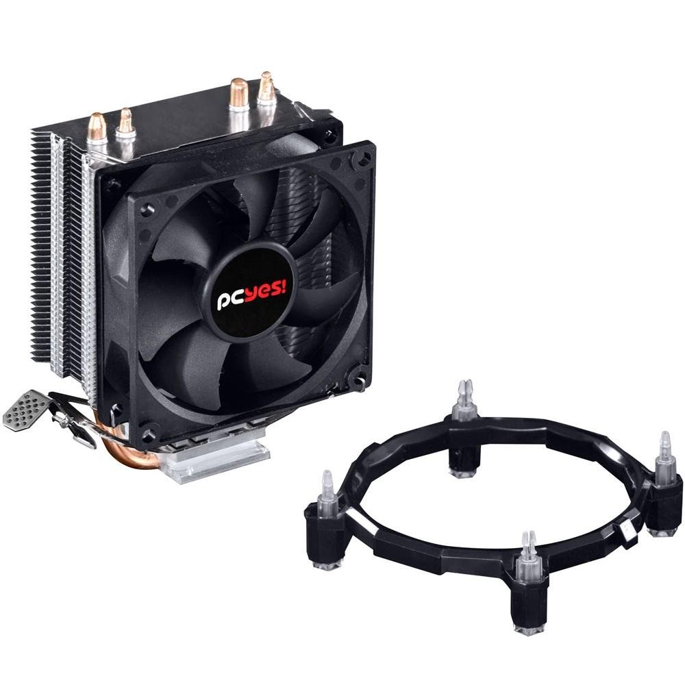 Cooler para Processador PCYES Zero K Z1 80mm sem LED AMD/Intel - ACZK180