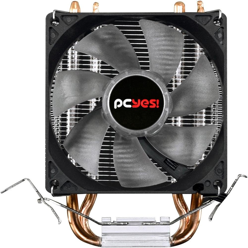 Imagem 2 de 6 do produto Cooler para Processador PCYES Zero K Z2 92mm LED Vermelho AMD/Intel - ACZK292LDV
