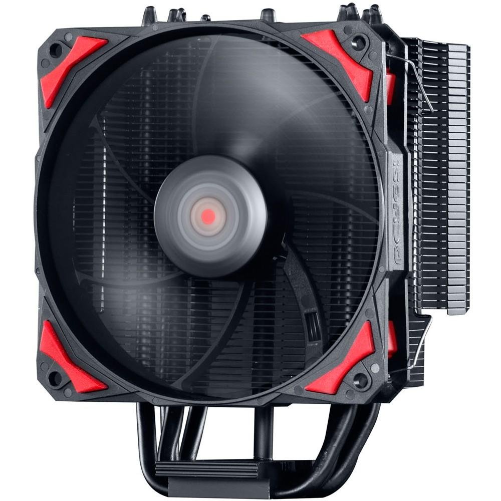 Cooler para Processador PCYES Zero K Z4 Vermelho 120mm sem LED AMD/Intel - ACZK4120
