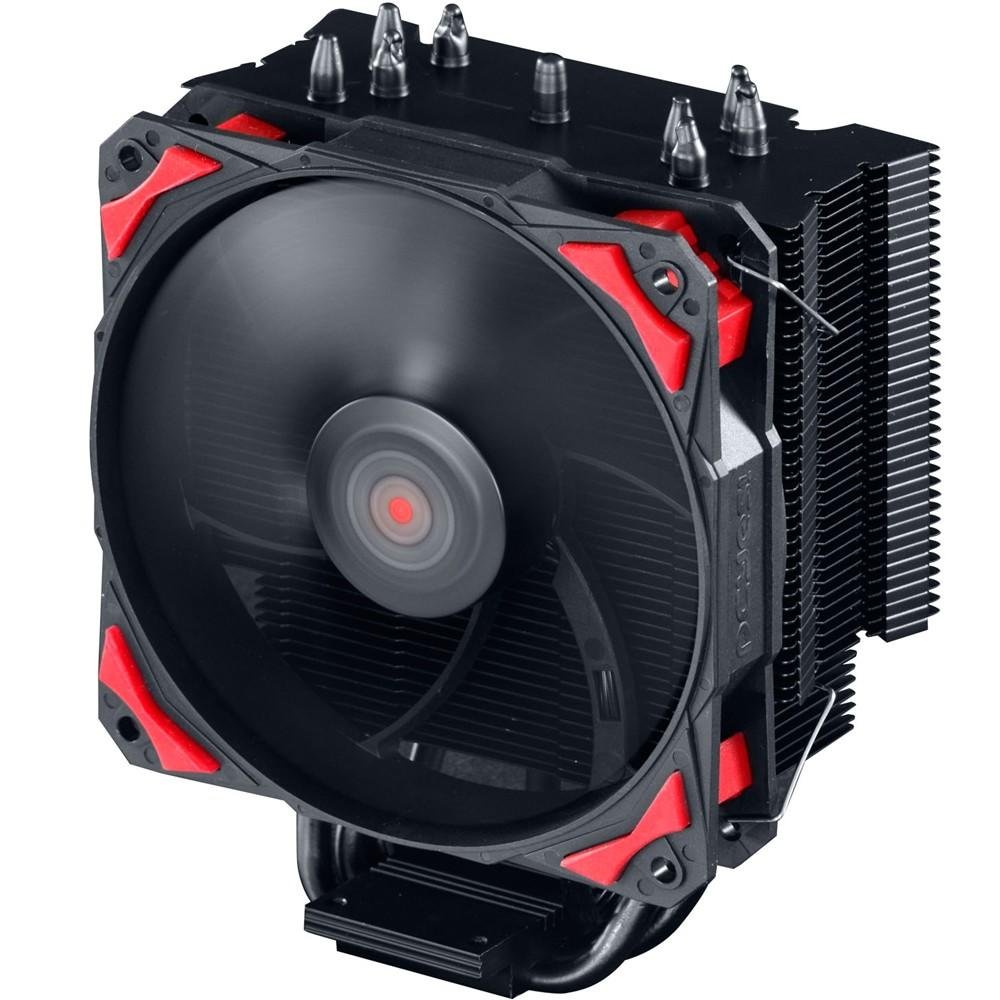 Cooler para Processador PCYES Zero K Z4 Vermelho 120mm sem LED AMD/Intel - ACZK4120