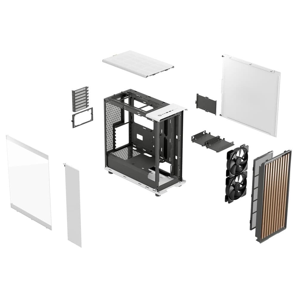 Gabinete ATX North Chalk White TG Clear | KaBuM! Gabinete ATX North Chalk White TG Clear | KaBuM!