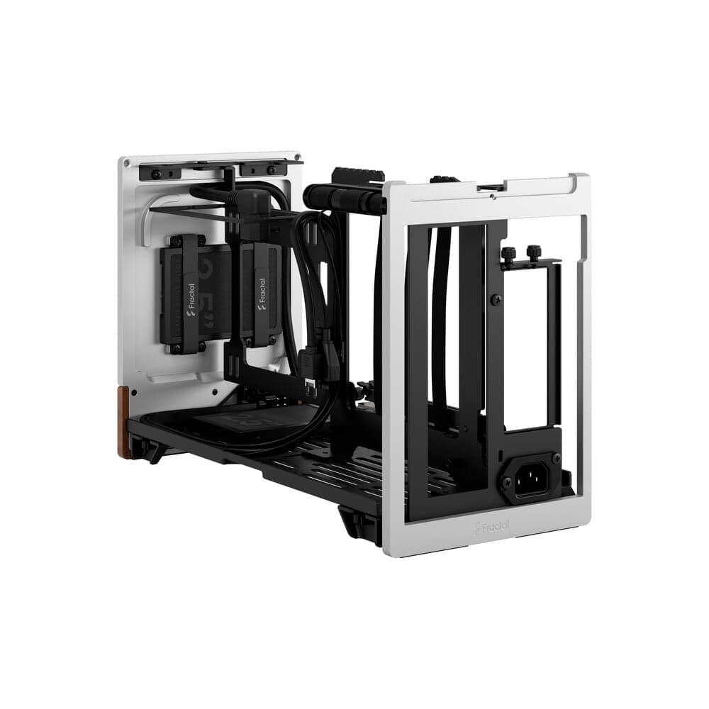 Fractal Design Terra シルバー Fractal Design Terra Silver - Painel frontal de nogueira de