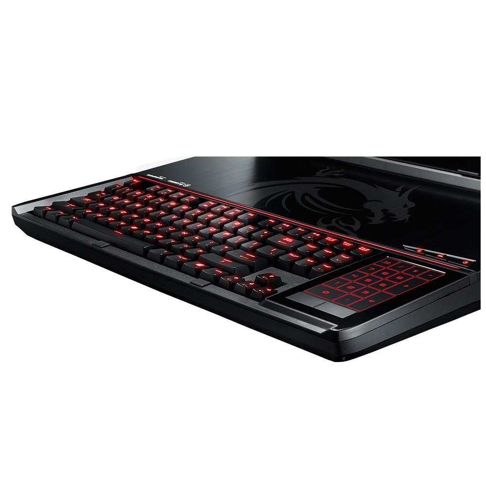 Imagem 2 de 7 do produto Notebook Gamer MSI GT80S 6QD Titan SLI, Intel Core i7 Skylake 6820HK, Titan SLI NVIDIA GEFORCE GTX 970M, 16GB DDR4, 128 SSD, 1TB HD, Windows 10, Tela 18.4