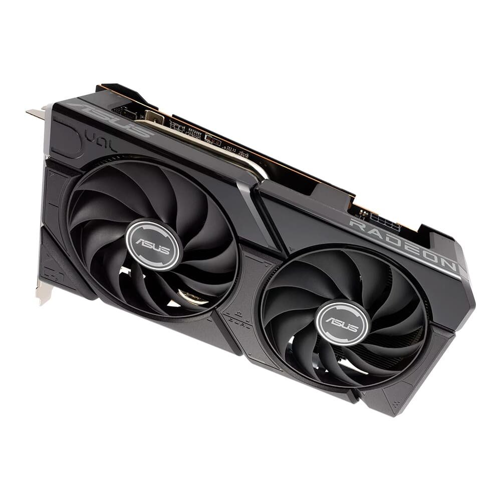 Placa de Vídeo DUAL RX 7600 O8G EVO AMD Radeon, 8GB GDDR6, 128 Bits, OpenGL 4.6 - 90YV0LD0-M0NA00 Placa de Vídeo DUAL RX 7600 O8G EVO AMD Radeon, 8GB GDDR6, 128 Bits, OpenGL 4.6 - 90YV0LD0-M0NA00