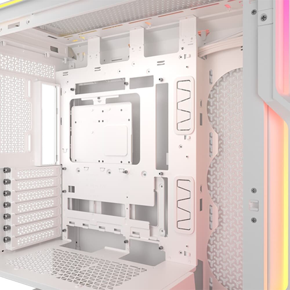 Gabinete Gamer ( Balão.info) Link 5000T LX RGB, Mid-Tower, E-ATX, Vidro Temperado, 3x FANs, Branco - CC-( Balão.info)-WW - view 11