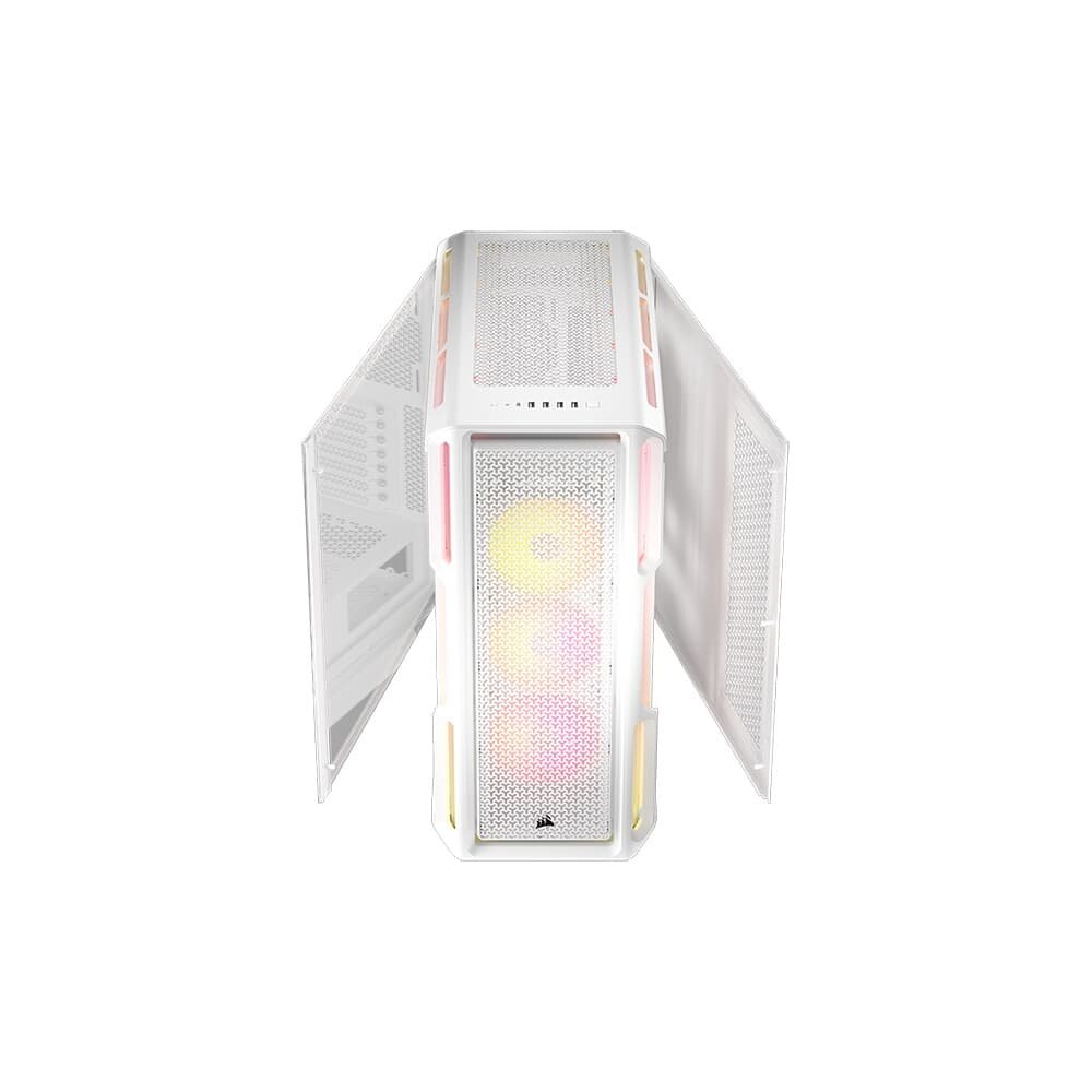 Imagem 13 de 14 do produto Gabinete Gamer Corsair iCUE Link 5000T LX RGB, Mid-Tower, E-ATX, Vidro Temperado, 3x FANs, Branco - CC-9011299-WW