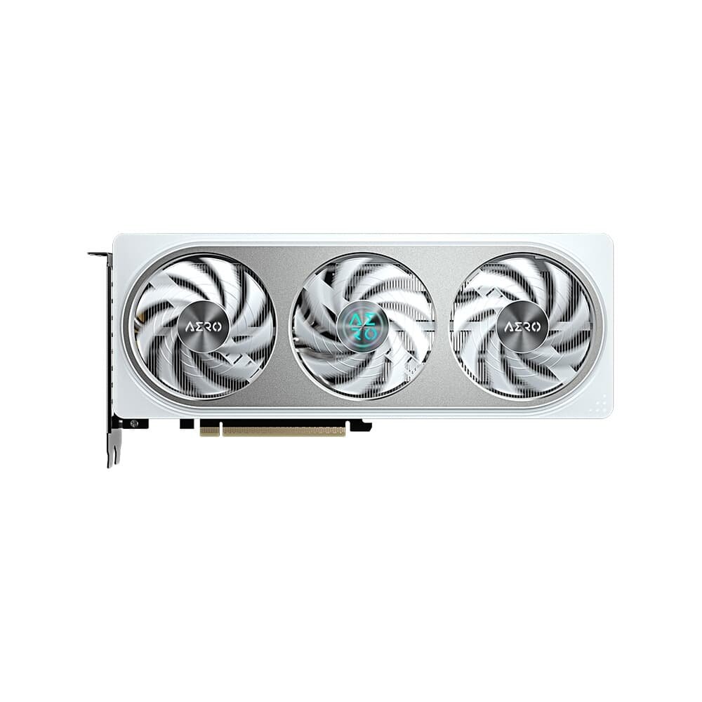 Imagem 2 de 11 do produto Placa de Vídeo Gigabyte RTX 5060 Ti AERO OC 8G NVIDIA GeForce, 8GB GDDR7, DLSS, Ray Tracing - GV-N506TAERO OC-8GD