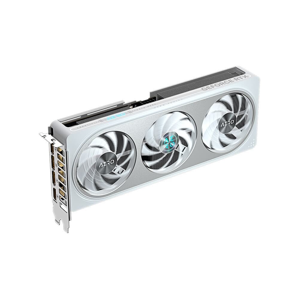 Imagem 3 de 11 do produto Placa de Vídeo Gigabyte RTX 5060 Ti AERO OC 8G NVIDIA GeForce, 8GB GDDR7, DLSS, Ray Tracing - GV-N506TAERO OC-8GD