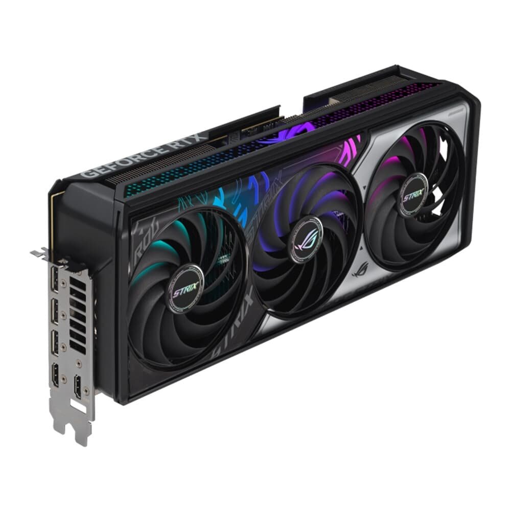 Imagem 3 de 11 do produto Placa de Vídeo Asus ROG STRIX RTX 5070 TI OC 16G GAMING NVIDIA Geforce, 16GB, GDDR7, 256bits, Triple Fan, DLSS 4 - 90YV0M90-M0NA00