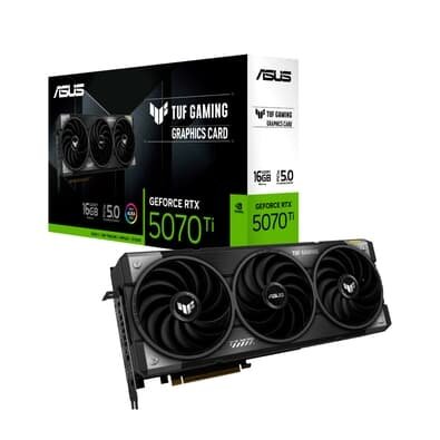  Asus TUF-RTX 5070 TI 16G GAMING NVIDIA Geforce, 16GB, GDDR7, 256bits, Triple Fan, DLSS 4, Ray Tracing - 90YV0MD1-M0NA00