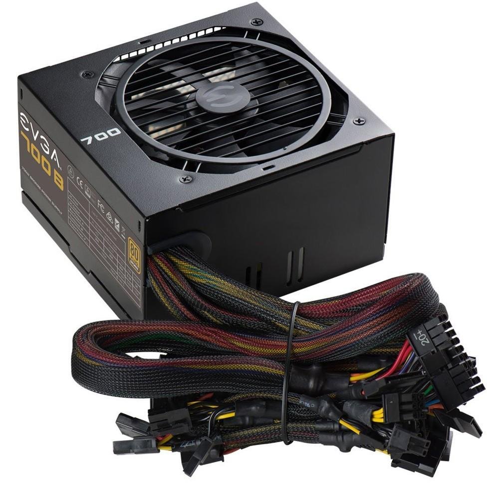 Fonte EVGA 700W 80 Plus Bronze 100-B1-0700-K Fonte EVGA 700W 80 Plus Bronze 100-B1-0700-K