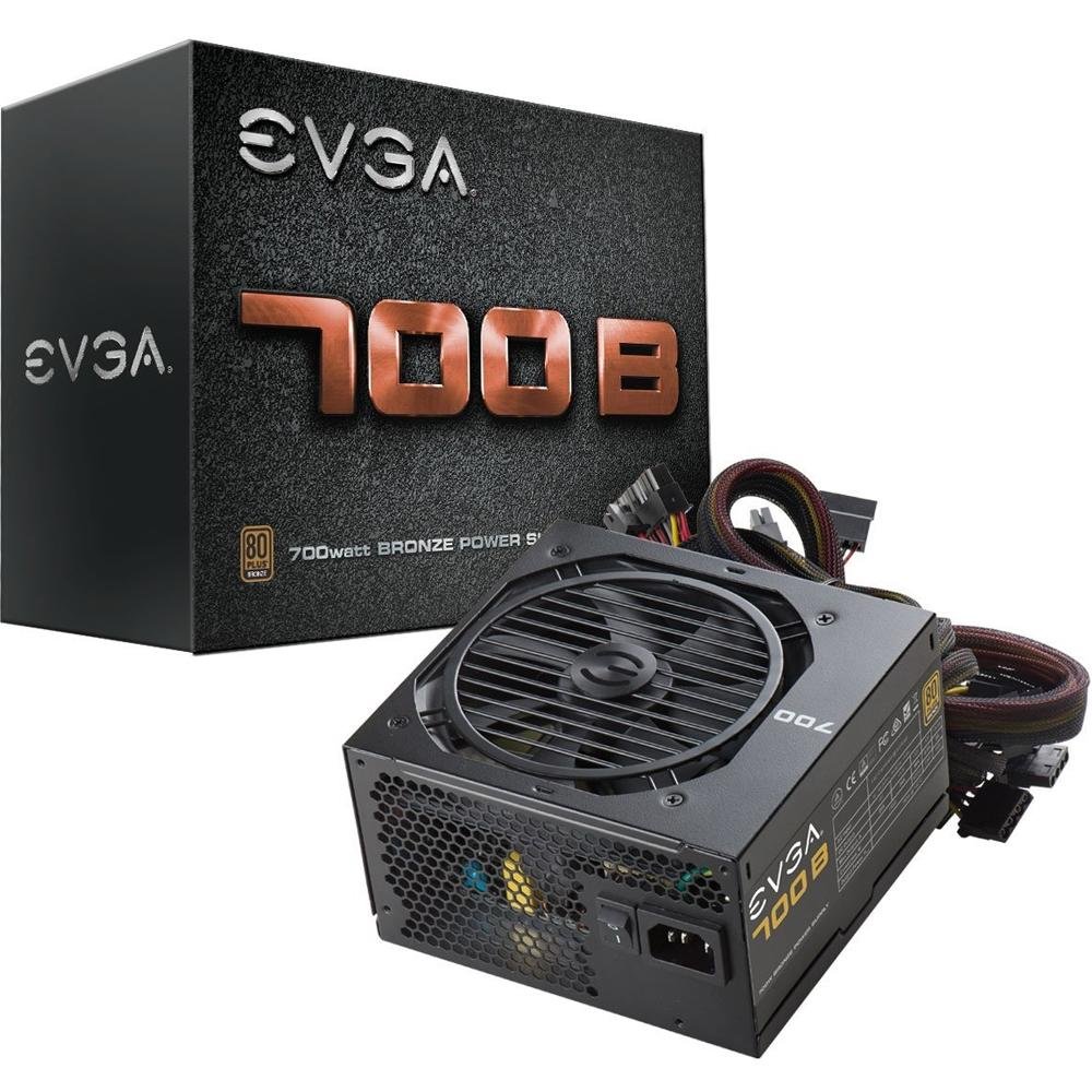Fonte EVGA 700W 80 Plus Bronze 100-B1-0700-K Fonte EVGA 700W 80 Plus Bronze 100-B1-0700-K