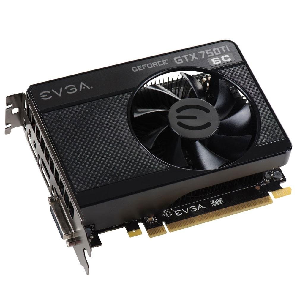 Placa de Vídeo VGA EVGA GeForce GTX 750 Ti SC 1GB 128Bits GDDR5 PCI-E 3.0 01G-P4-3752-KR