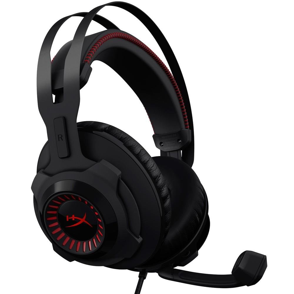Headset Gamer HyperX Cloud Revolver - HX-HSCR-BK/LA - Preto/Vermelho