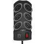 Filtro de Linha Daneva Bivolt Circuit Breaker 6 tomadas + USB (grafite) DN1797