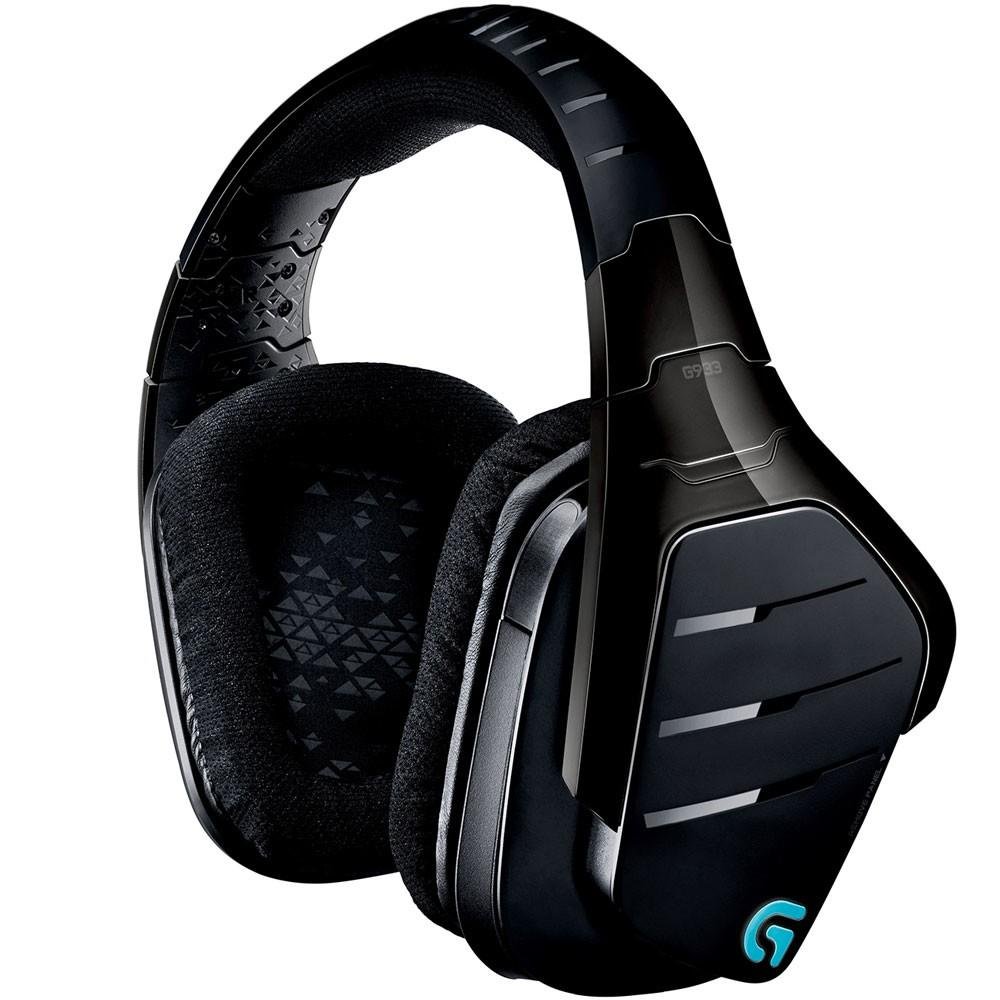 Headset Gamer Logitech G933 Artemis Spectrum Sem Fio RGB Lightsync 7.1 Dolby Surround Drivers Pro-G - 981-000585 Headset Gamer Logitech G933 Artemis Spectrum Sem Fio RGB Lightsync 7.1 Dolby Surround Drivers Pro-G - 981-000585
