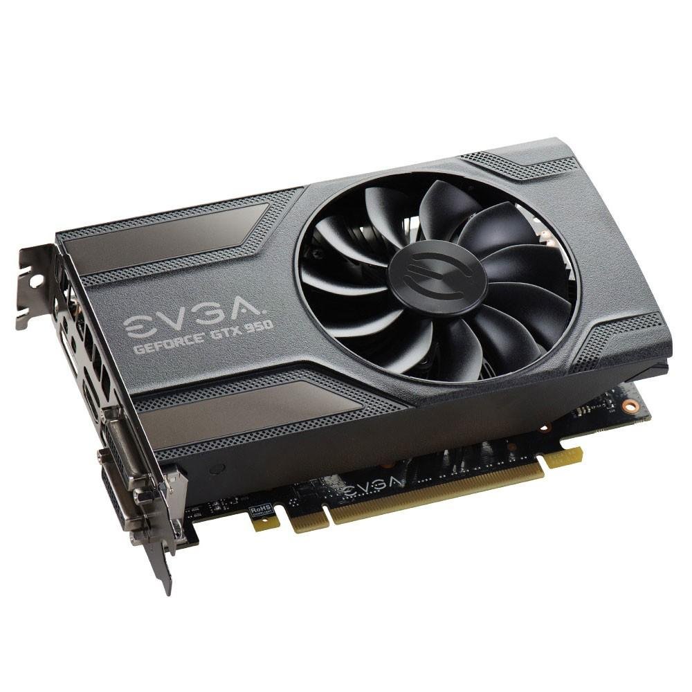 Placa de Vídeo VGA NVIDIA EVGA GEFORCE GTX 950 LP 2GB SC DDR5 02G-P4-0958-KR
