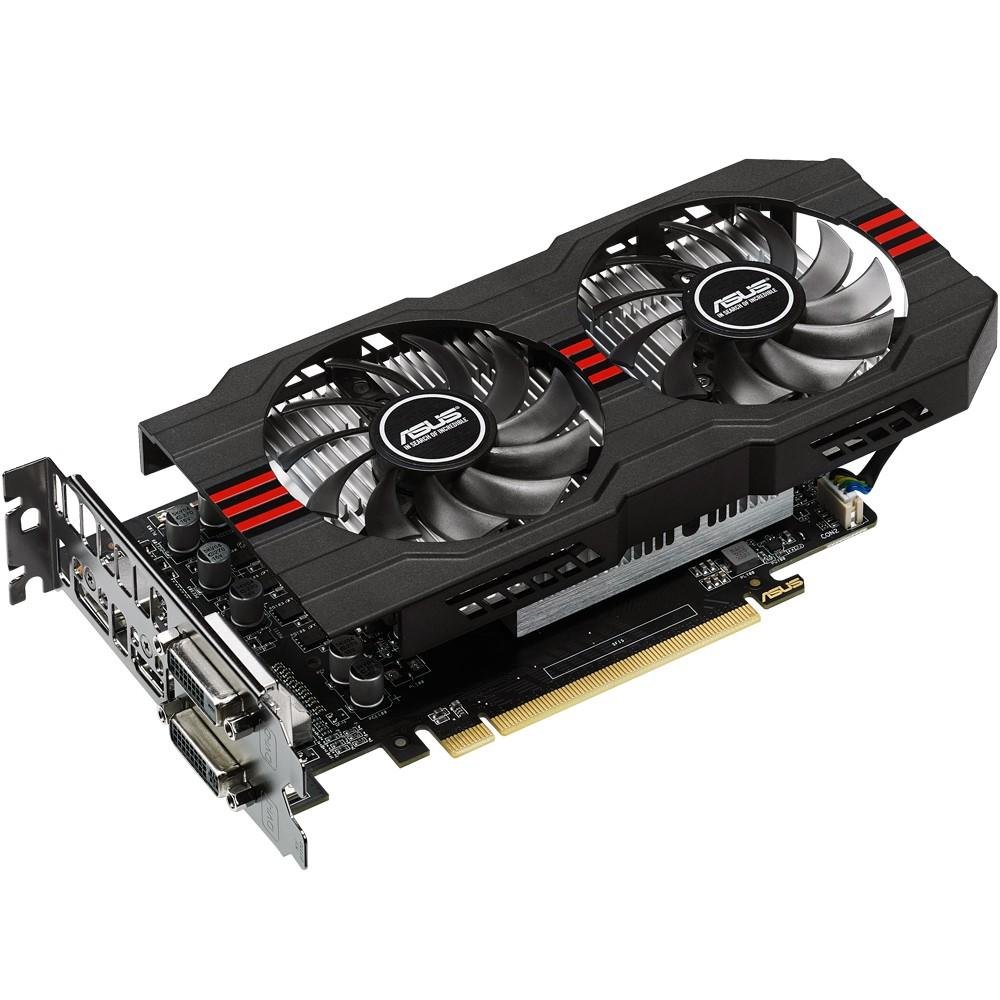Placa de Vídeo VGA Asus AMD Radeon R7 360 2GB OC DDR5 R7360-OC-2GD5-V2 - 90YV08E4-M0NA00