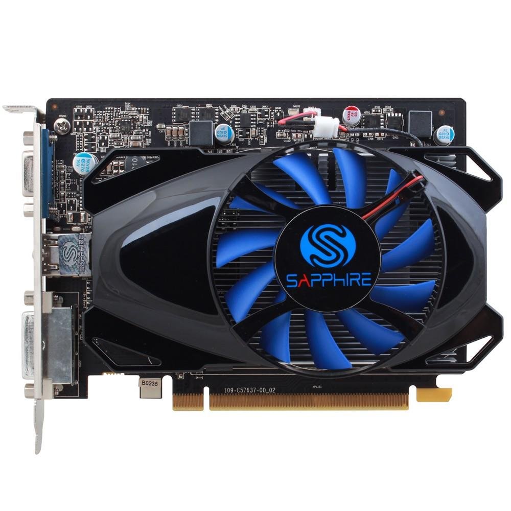 Placa de Vídeo VGA AMD Sapphire Radeon R7 250 2GB DDR5 512 Stream Processors Edition PCI-E 3.0 11215-20-20G