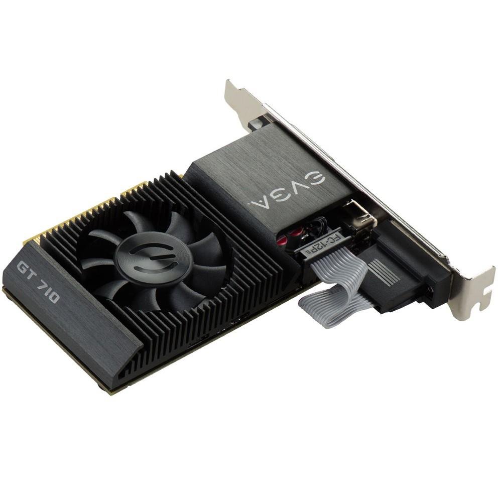 Placa de Vídeo GT 710 EVGA NVIDIA GeForce 2GB, DDR3 - 02G-P3-2713