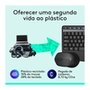 Combo Teclado e Mouse sem fio Logitech MK345 com Teclado com Apoio e Mouse Destro, USB, Pilhas Inclusas e Layout ABNT2 - 920-007821