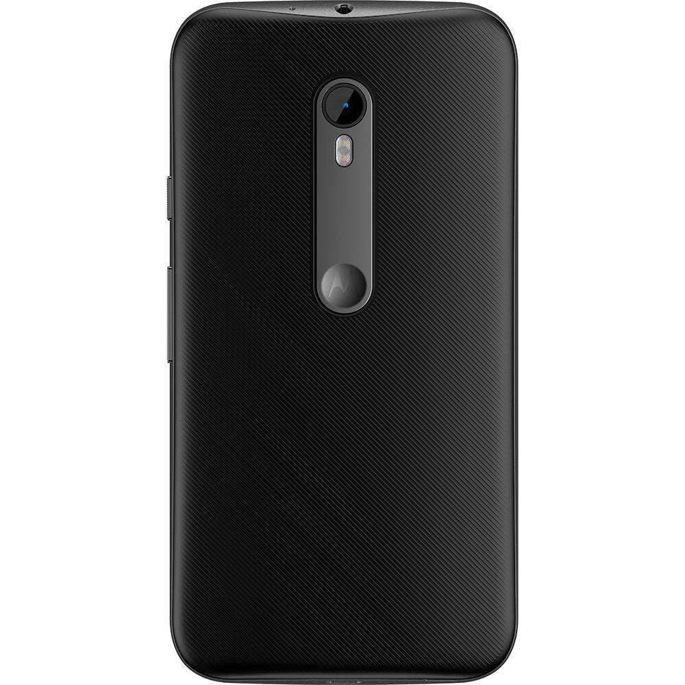 Smartphone Motorola Moto G 3 Geração XT1543, Quad Core, Android 5.1, Tela 5.0´, 8GB, 13MP, 4G, Desbloqueado - Preto