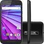Smartphone Motorola Moto G 3 Geração XT1543, Quad Core, Android 5.1, Tela 5.0´, 8GB, 13MP, 4G, Desbloqueado - Preto