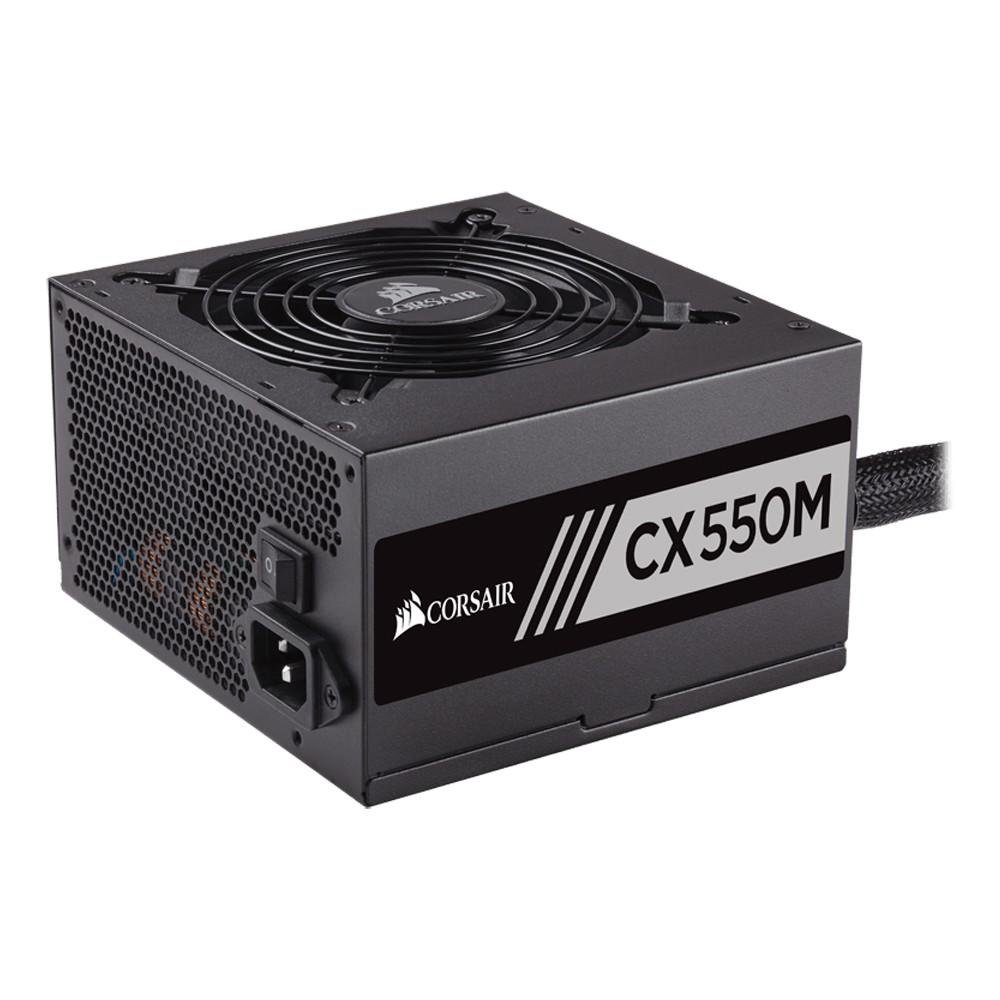 Imagem 2 de 2 do produto Fonte Corsair 550W 80 Plus Bronze Semi Modular CX550M - CP-9020102