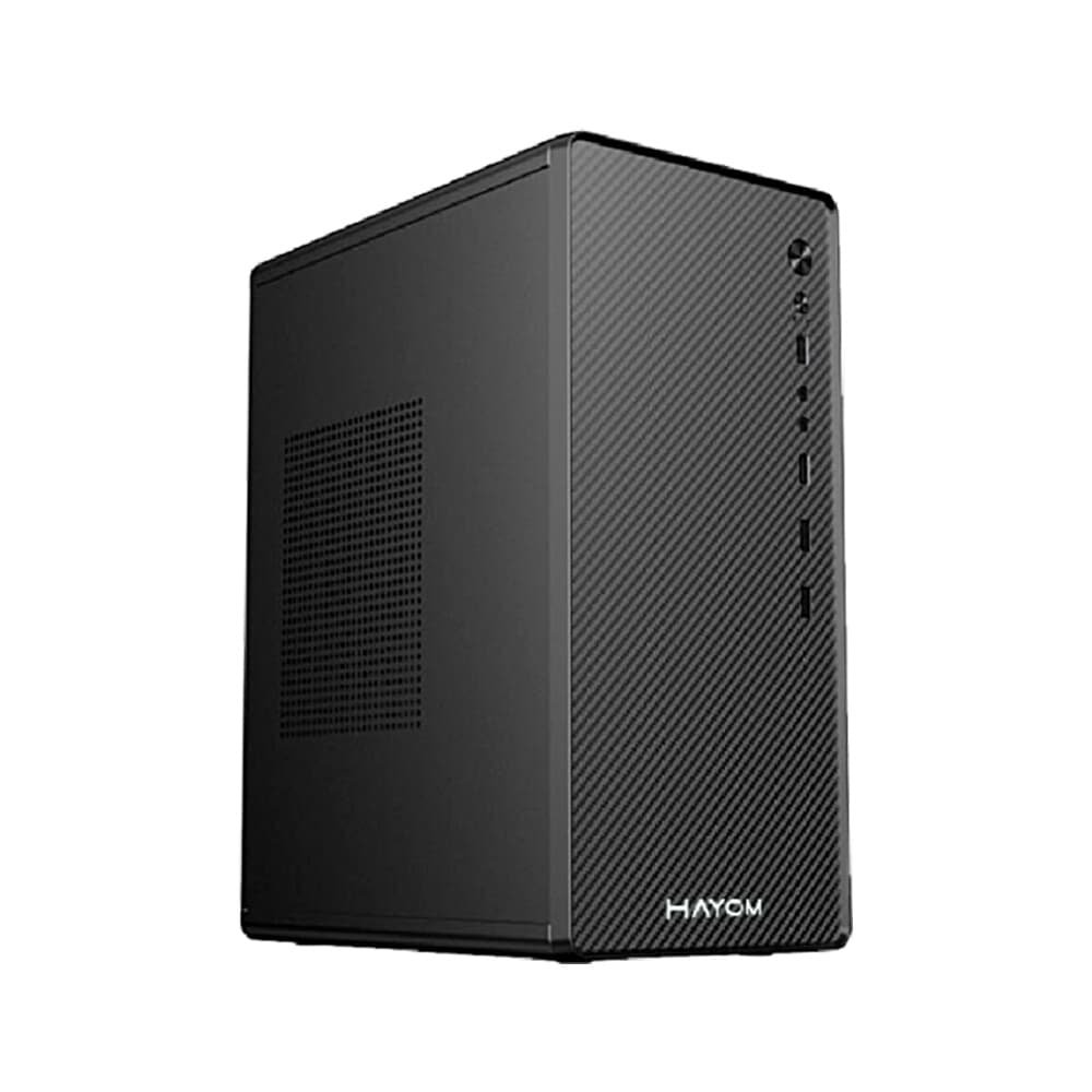 Gabinete Office HAYOM GB1752, Mid Tower, Preto - GB17.10.52